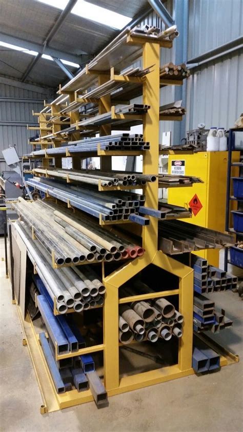 storage rack for metal stock